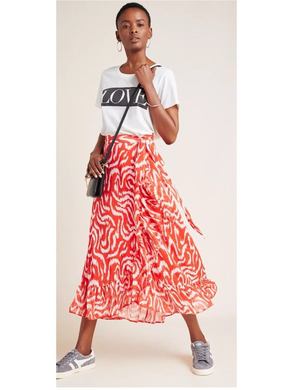 Anthropology Carlita Midi Skirt Size M ~ Excellent